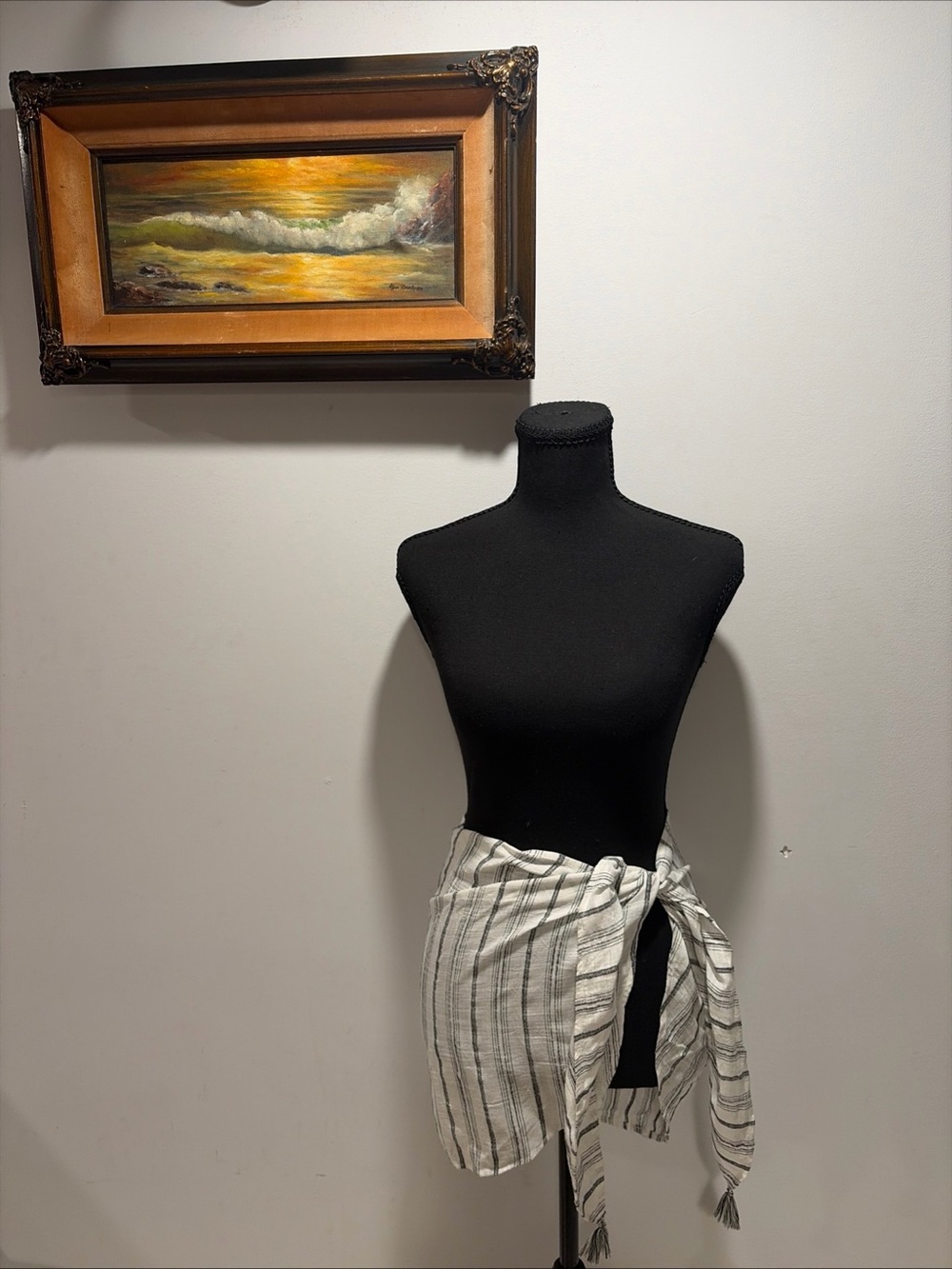L space cover up Sarong Swimwear Skirt Beach Resort Pool Party NWT